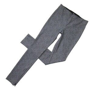 NWT Theory Skinny Legging in Black White Gray Houndstooth Ankle Zip Pants M